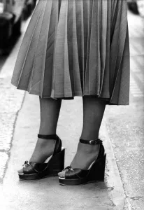 Fashion: Platform shoes. August 1974 P005356Fashion: Sandals. August 1974 P005352