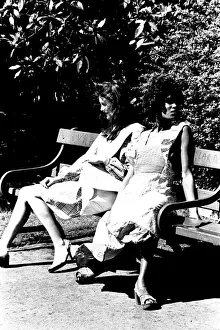 A fashion shoot from 30 May 1972 - Models wear summer dresses