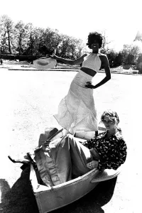 A fashion shoot from 30 May 1972 - Models wear summer dresses