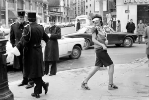 Fashion Shoot: Models: Paris - Spring / Summer 1975: Alison in a Shorts outfit