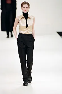 Fashion week, Margaret Howell fashion show at the Natural History Museum