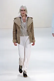 01299 Prints: Fashion week, Margaret Howell fashion show at the Natural History Museum