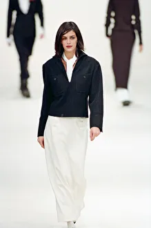 01299 Prints: Fashion week, Margaret Howell fashion show at the Natural History Museum