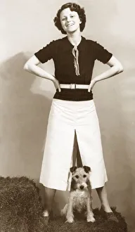 00371 Prints: Fashions of 1936 Clothing Fashions Women 1930s Cloths Day wear - Wearing