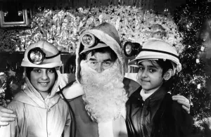 Underground Prints: Father Christmas meets Nitesh Patel 10 (left) and Hina Kian 9