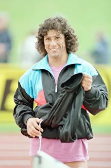 Javelin Prints: Fatima Whitbread, British javelin thrower at the 1988 UK Athletics Championships
