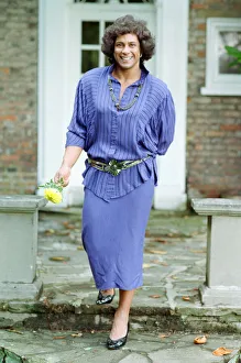 Javelin Prints: Fatima Whitbread, British javelin thrower and Olympic Silver medalist at the 1988 Seoul