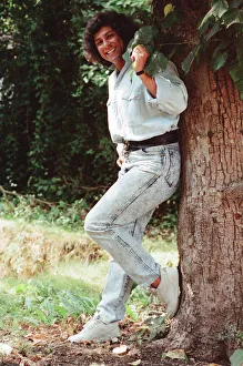 01425 Prints: Fatima Whitbread, British javelin thrower and Olympic Silver medalist at the 1988 Seoul