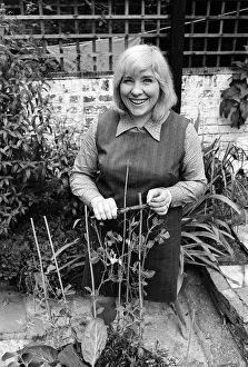 Fay Weldon writer in her Hampstead home July 1967
