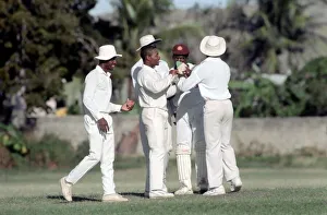 00022 Prints: February 1990 90-1082-019 International Test Match Cricket. West Indies vs England