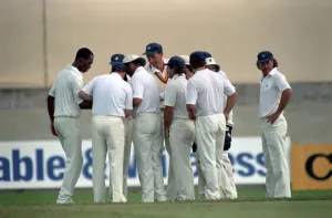 00022 Prints: February 1990 90-1082-038 International Test Match Cricket. West Indies vs England