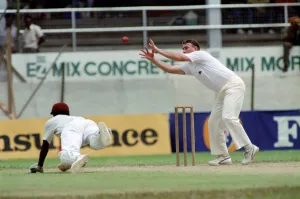 00022 Prints: February 1990 90-1082-041 International Test Match Cricket. West Indies vs England