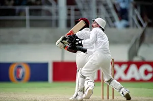 00022 Prints: February 1990 90-1082-052 International Test Match Cricket. West Indies vs England