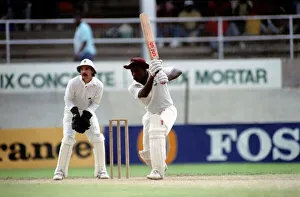 00022 Prints: February 1990 90-1082-054 International Test Match Cricket. West Indies vs England