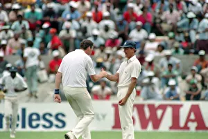 00022 Prints: February 1990 90-1082-057 International Test Match Cricket. West Indies vs England