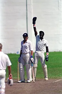 00022 Prints: February 1990 90-1082-065 International Test Match Cricket. West Indies vs England