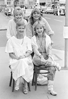 Felicity Kendal and Polly Adams July 1982 who are leaving the play