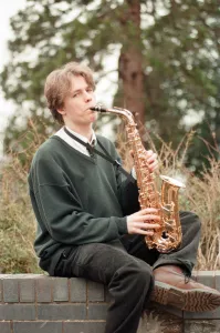 Felix Hughes, Saxophone Player from Ysgol Brynhyfryd School in Ruthin, Denbighshire