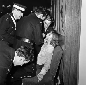 A female fan fainted at Rolling Stones concert at the Belle Vue theatre