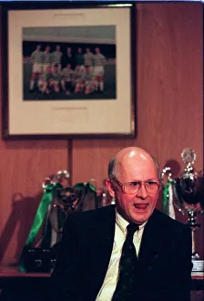 FERGUS MCCANN CELTIC CHAIRMAN CELTIC SUPREMO FERGUS MCCANN LOOKS A LITTLE TONGUE TIED AS