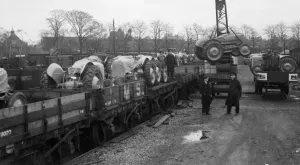 Agriculture Prints: Ferguson TO20 tractors manufactured at Standard Motor Company