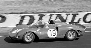 The Ferrari 330 P2 driven by John Surtees and Ludovico Scarfiotti during the Le Mans 24