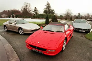 FERRARI CARS AT GLENEAGLES HOTEL February 1999 355 FI SPIDER (RED)