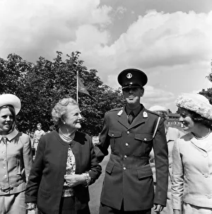 Grandson Prints: Field Marshal Lord Montgomery today inspected the passing out parade of officer cadets