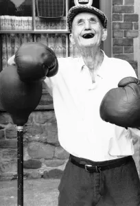 00151 Prints: Fiery Jackie Mcguire was ejected at his local pub for having a fight with landlord