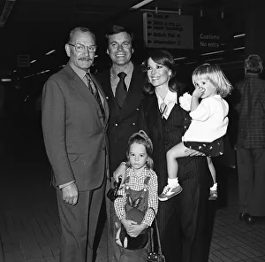 00963 Prints: Film actor Robert Wagner and his wife Natalie Wood arrived at Heathrow Airport from Los
