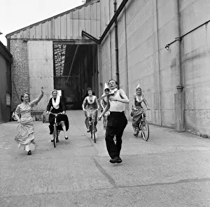 Core26 Prints: Film Carry on Teacher - April 1959 Charles Hawtrey with other members of the cast