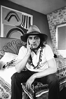 US Film Director Dennis Hopper seen here in London following the 1969 Cannes Film