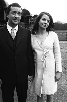 Husband And Wife Prints: Film producer Robert Bolt and actress Sarah Miles 1967