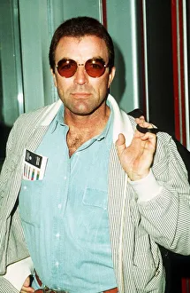 Film and television actor Tom Selleck without his famous moustache dbase MSI