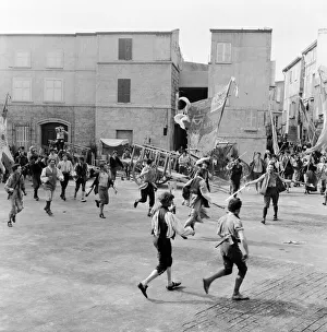 Filming of 1958 film A Tale of Two Cities by Charles Dickens