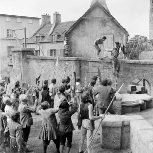 Filming of 1958 film A Tale of Two Cities by Charles Dickens