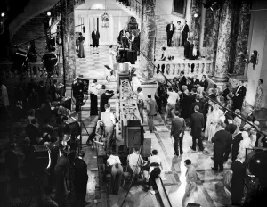 Filming of Brewsters Millions, directed by Thornton Freeland at British