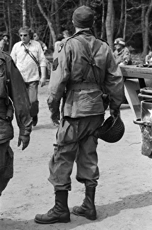The filming of A Bridge Too Far'in Deventer, Holland. 10th May 1976