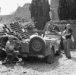 Filming for The Eagle Has Landed at Mapledurham 28th June 1976Filming for The Eagle Has