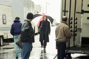 Filming of Mary Reilly, an American horror film starring Julia Roberts and John Malkovich