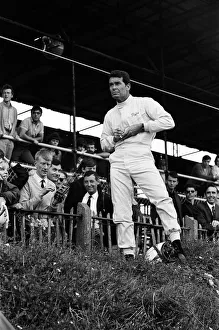 Filming of MGN film Grand Prix at Brands Hatch in Kent July 1966