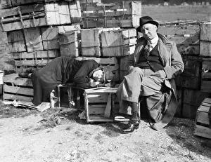 Filming of Pygmalion, directed by Anthony Asquith and Leslie Howard, at Pinewood Studios
