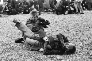 Filming of Quadrophenia in Brighton, based on the Mods and Rockers battles of the mid
