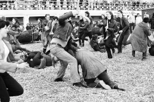 Filming of Quadrophenia in Brighton, based on the Mods and Rockers battles of the mid