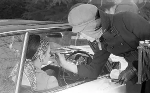 01183 Prints: Filming of Subterfuge in Westcott, Dorking, in January 1968