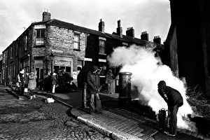 Filming of the television programme When the Boat comes in