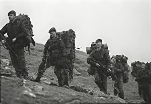 Filming in Tumbledown'the story of Lieutenant Robert Lawrence (l)