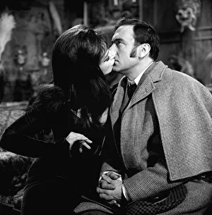 On Set Prints: Films Carry On Screaming Film 1966 Filming at Pinewood Studios Fenella Fielding as