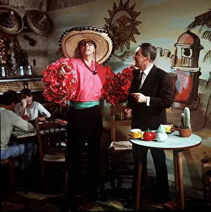 Comedians Prints: Films The Intelligence Men starring Morecambe and Wise Eric Morecambe dressed in