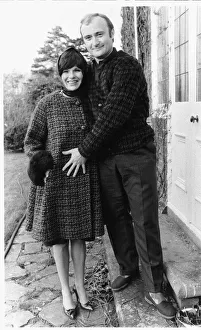 Scarves And Shawls Prints: Films Julie Walters and Phil Collins in a scene from the film Buster